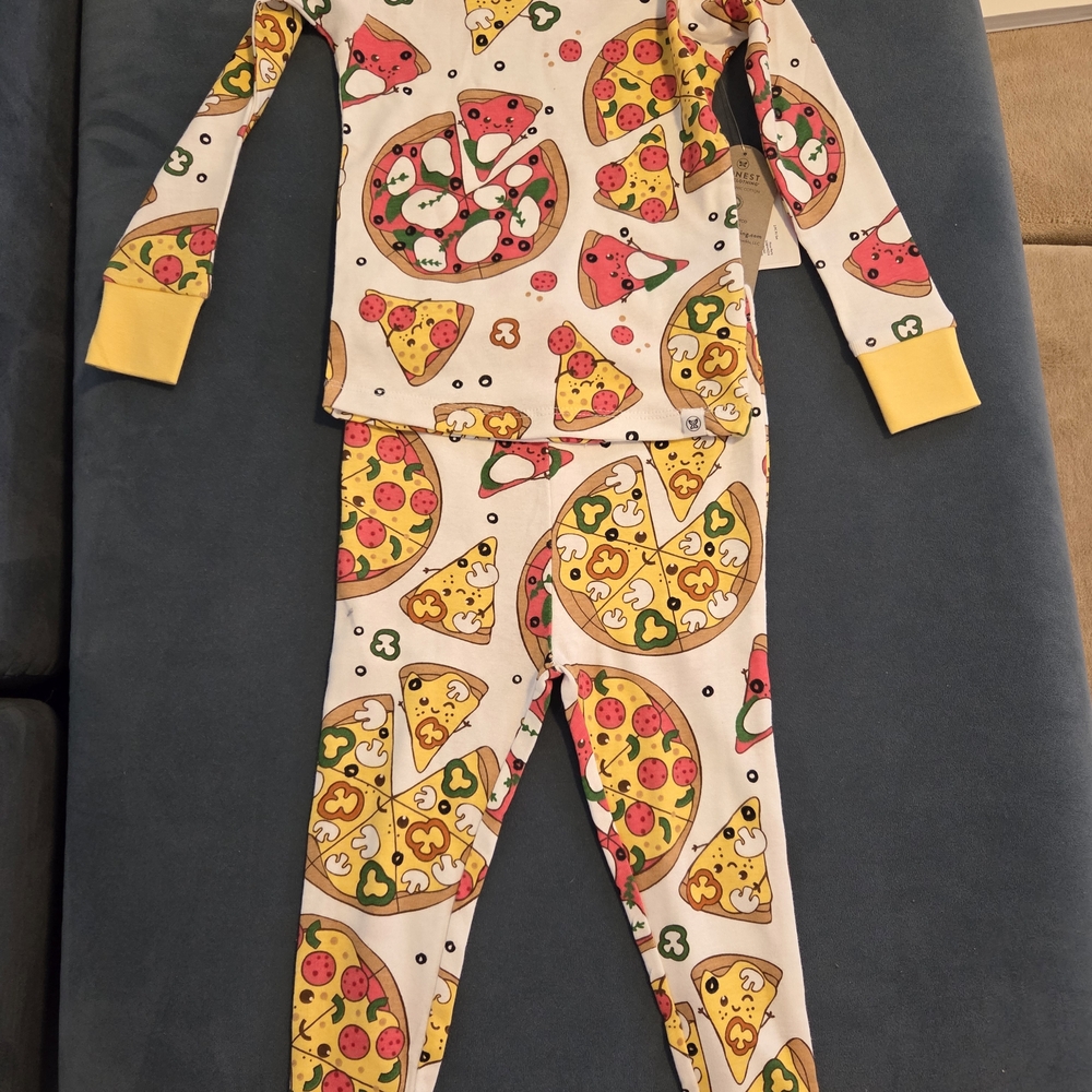 The Honest Company Pizza Party Kids Pajama Set